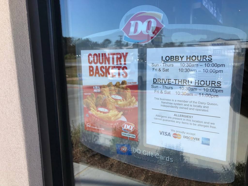 Dairy Queen Livingston | restaurant | 1835 U.S. Hwy 190, Livingston, TX 77351, USA | 9363271136 OR +1 936-327-1136
