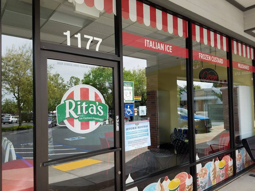Ritas Italian Ice & Frozen Custard | restaurant | 1177 Riley St, Folsom, CA 95630, USA | 9165972752 OR +1 916-597-2752