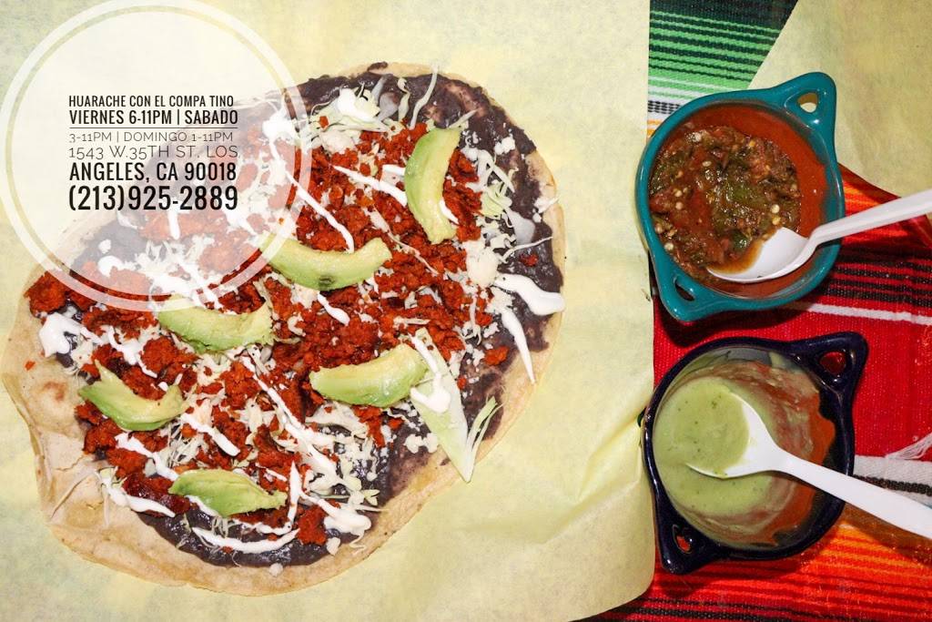 EL COMPA TINO | restaurant | 1543 W 35th St, Los Angeles, CA 90018, USA | 2139444034 OR +1 213-944-4034