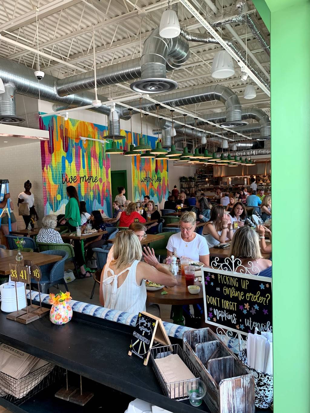 Flower Child | restaurant | 10205 Old Georgetown Rd, Bethesda, MD 20814, USA | 3016644971 OR +1 301-664-4971