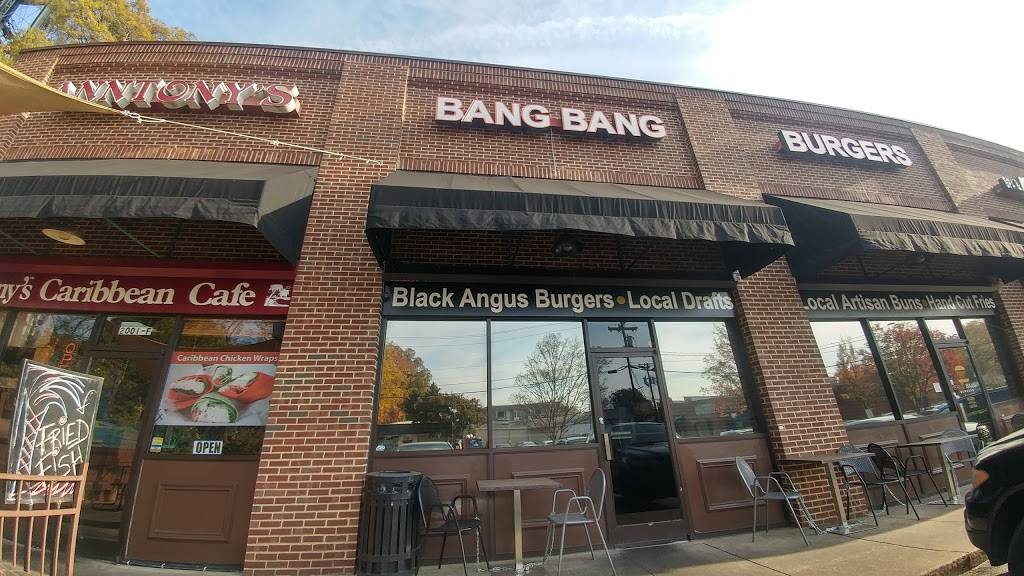 Bang Bang Burgers | restaurant | 2001 E 7th St D, Charlotte, NC 28204, USA | 7043754505 OR +1 704-375-4505