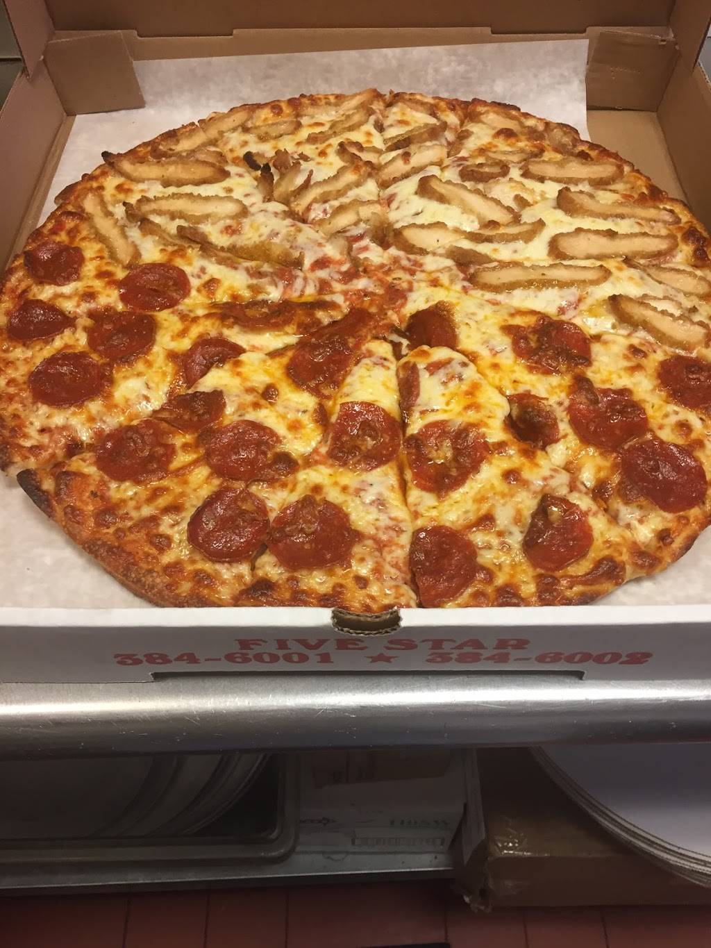 Five Star Pizza House & Restaurant | restaurant | 976 Park Ave, Bridgeport, CT 06604, USA | 2033846001 OR +1 203-384-6001