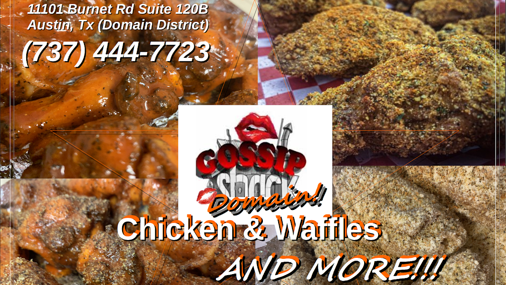 Gossip Shack Domain | restaurant | 11101 Burnet Rd Suite 120B, Austin, TX 78758, USA | 7374447723 OR +1 737-444-7723