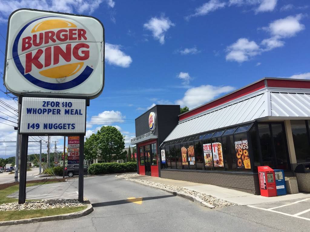 Burger King | restaurant | 375 Gorham Rd, South Portland, ME 04106, USA | 2077752487 OR +1 207-775-2487