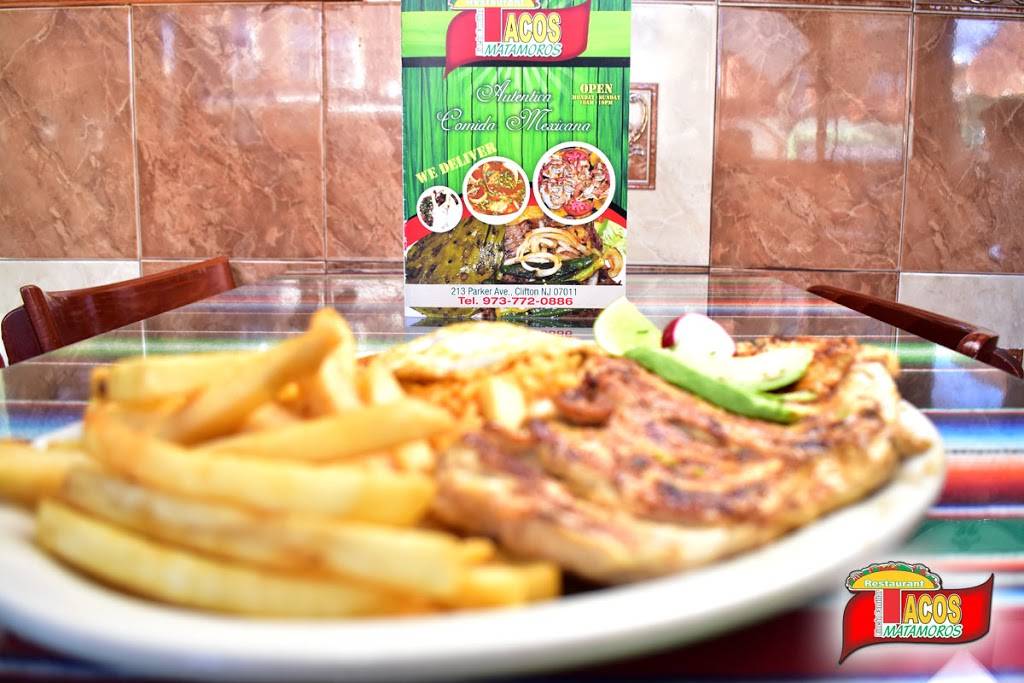 Tacos Matamoros | restaurant | 213, Parker Ave, Clifton, NJ 07011, USA | 9737720886 OR +1 973-772-0886