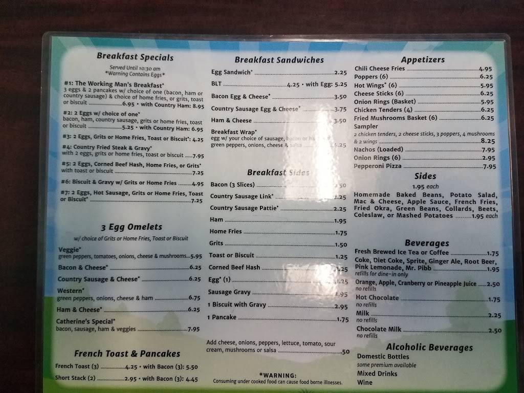 Catherines Cafe | cafe | 4640 George Washington Hwy, Portsmouth, VA 23702, USA | 7574851009 OR +1 757-485-1009