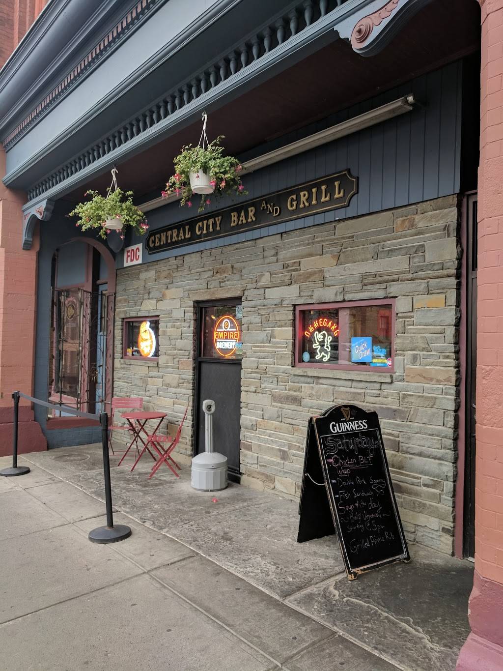 Central City Bar & Grill | restaurant | 17 Central Ave, Cortland, NY 13045, USA | 6077583300 OR +1 607-758-3300