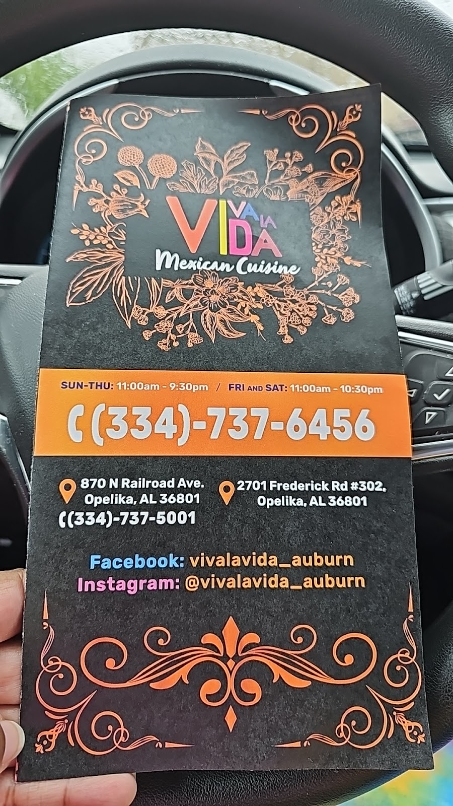 Viva la vida | restaurant | 2701 Frederick Rd, Opelika, AL 36801, USA | 3347376456 OR +1 334-737-6456