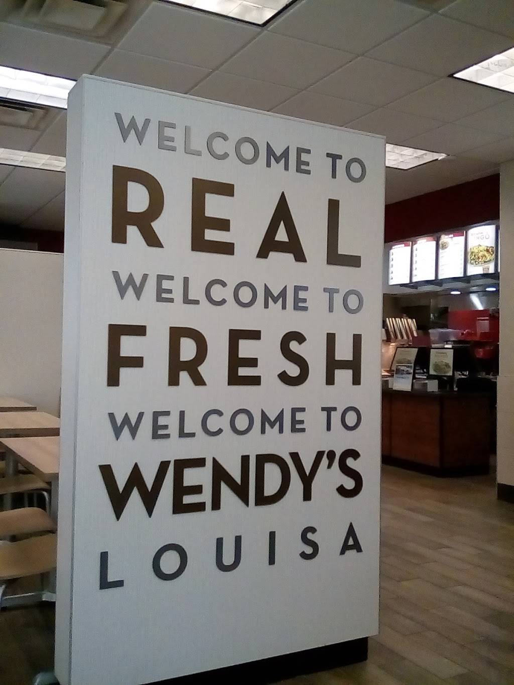 Wendys | restaurant | 5086 Highway 2565, Louisa, KY 41230, USA | 6066380043 OR +1 606-638-0043