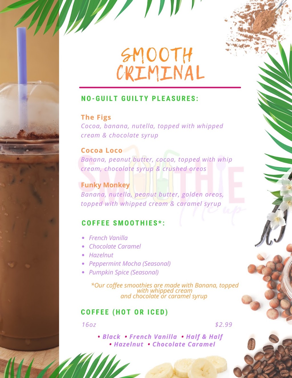 Smoothie Me Up | cafe | 334 N Donnelly St, Mt Dora, FL 32757, USA | 6462456198 OR +1 646-245-6198