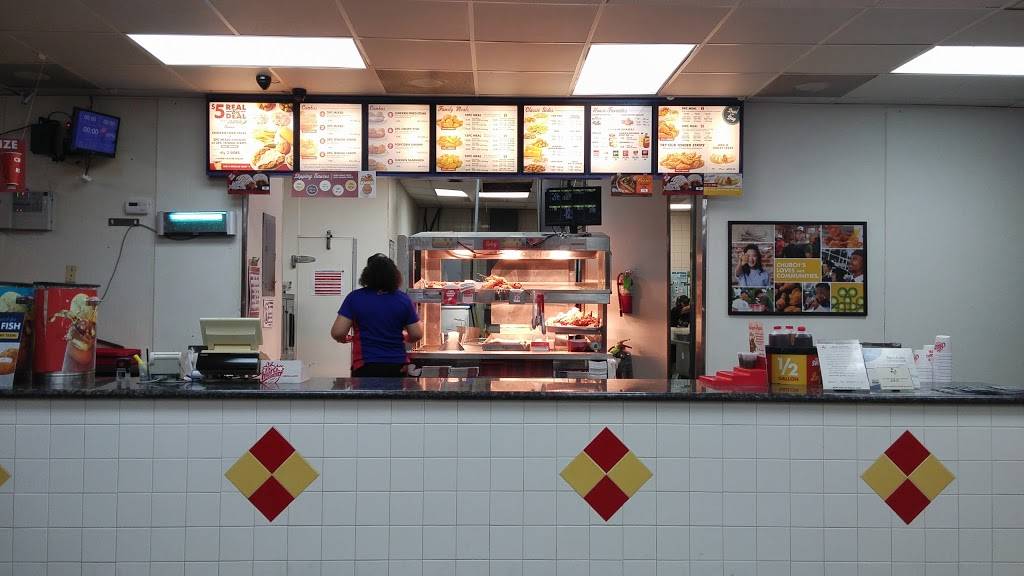 Churchs Chicken | restaurant | 2711 11th St, Huntsville, TX 77340, USA | 9362919830 OR +1 936-291-9830