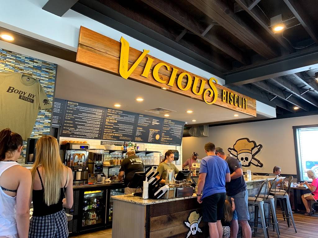 Vicious Biscuit | restaurant | 409 W Coleman Blvd, Mt Pleasant, SC 29464, USA | 8433887362 OR +1 843-388-7362