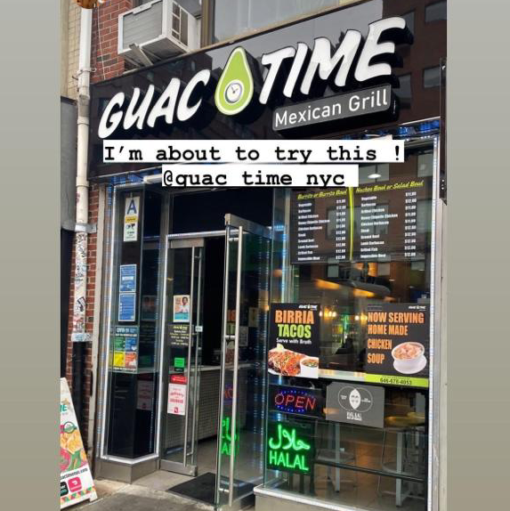 GUAC TIME | restaurant | 599 6th Ave, New York, NY 10011, USA | 6466784053 OR +1 646-678-4053