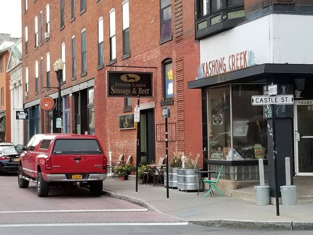 Finger Lakes Sausage And Beer | restaurant | 8 Linden St, Geneva, NY 14456, USA | 3153254125 OR +1 315-325-4125