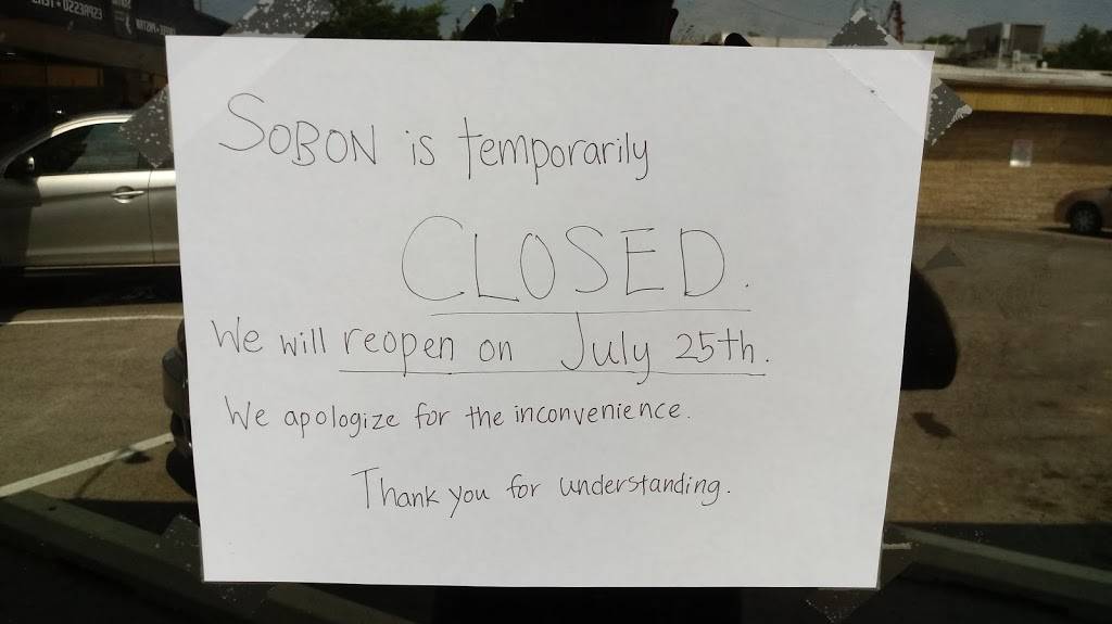 Sobon | restaurant | 1811 E 10th St, Bloomington, IN 47408, USA | 8123331004 OR +1 812-333-1004