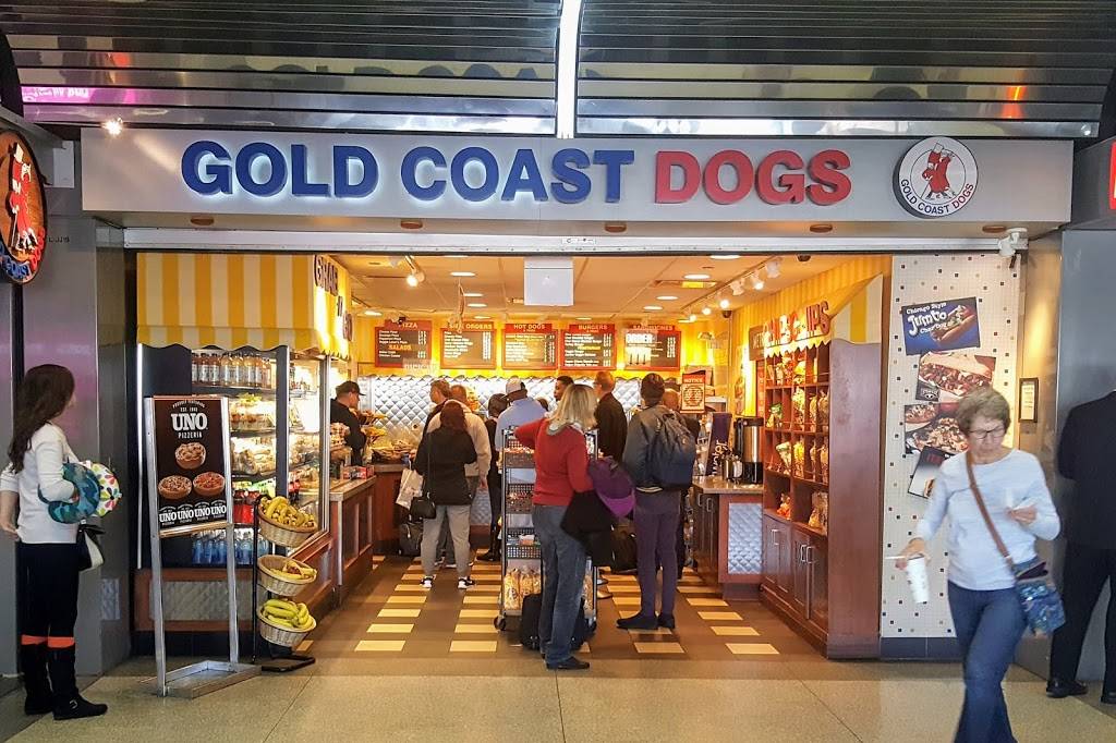 Gold Coast Dogs | meal takeaway | 10000 Bessie Coleman Dr, Chicago, IL 60666, USA | 8004974828 OR +1 800-497-4828