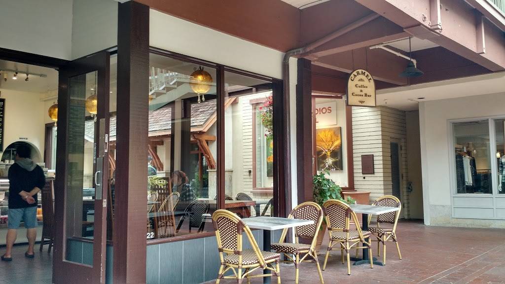 Carmel Coffee And Cocoa Bar | cafe | Carmel Plaza, Garden Level, Ocean Avenue &, Mission St, Carmel-By-The-Sea, CA 93921, USA | 8319157306 OR +1 831-915-7306