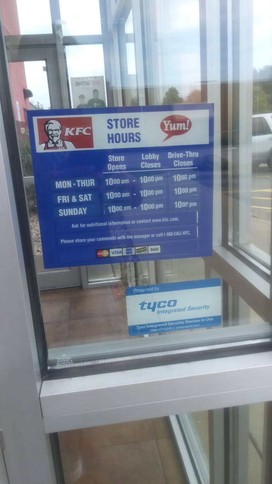 KFC | restaurant | 68733 Mall Ring Rd, St Clairsville, OH 43950, USA | 7406952924 OR +1 740-695-2924