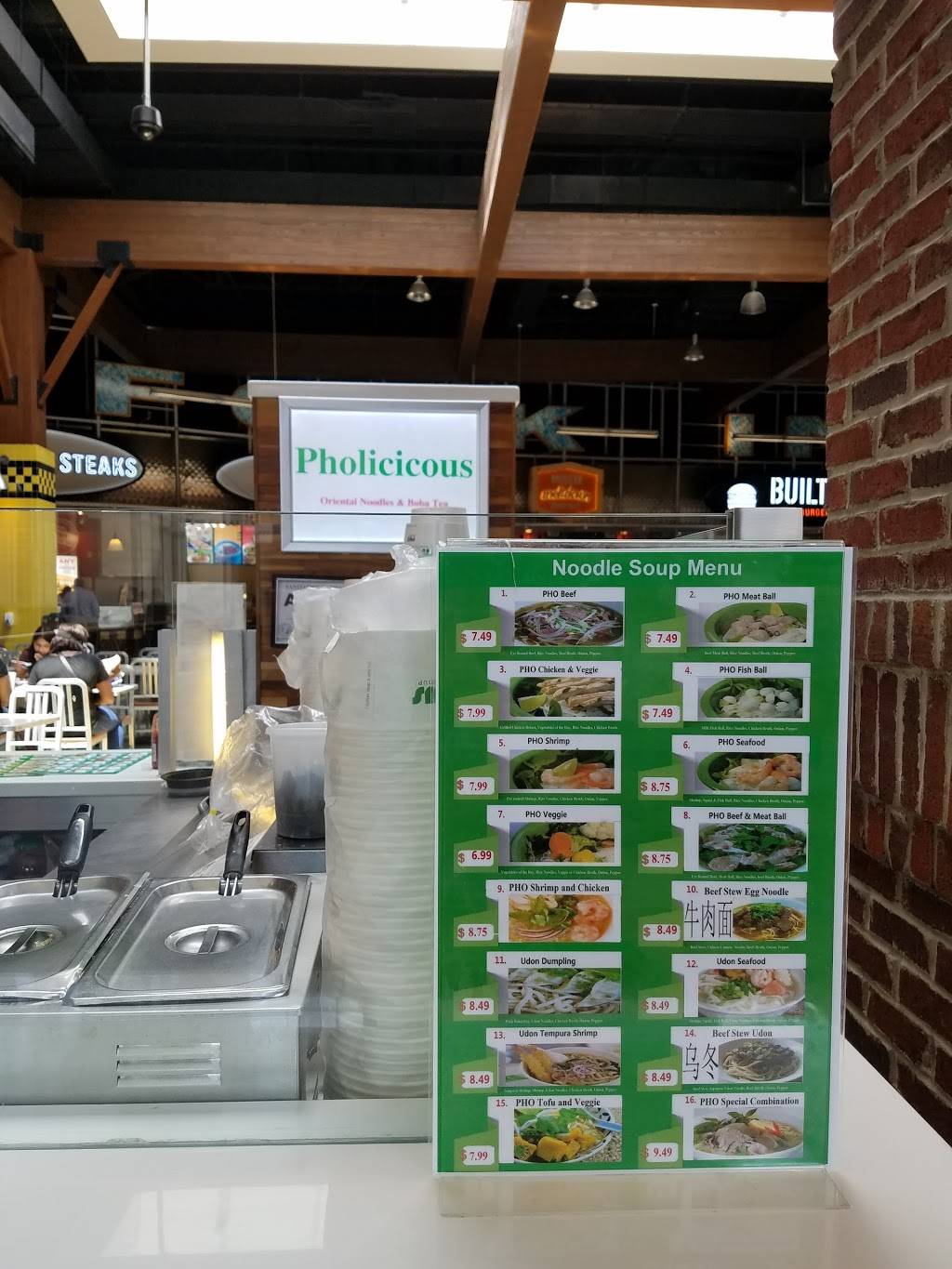 Pholicious | restaurant | Food Court, 6910 Fayetteville Rd, Durham, NC 27713, USA | 9195728808 OR +1 919-572-8808