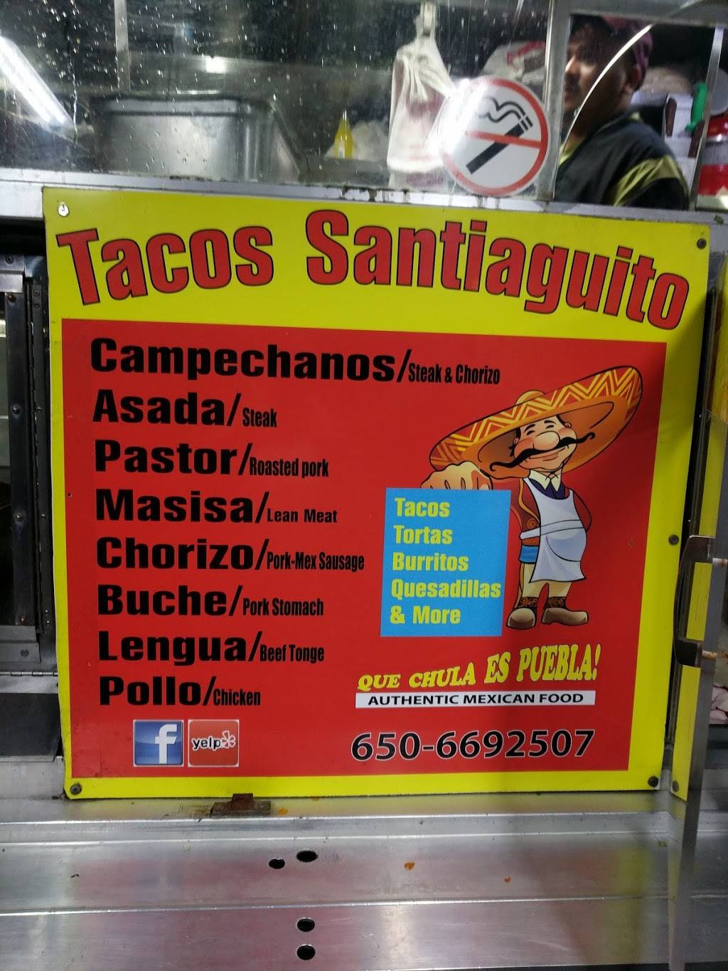 TACOS SANTIAGUITO | restaurant | 350 Saratoga Ave, San Jose, CA 95129, USA | 6506692507 OR +1 650-669-2507