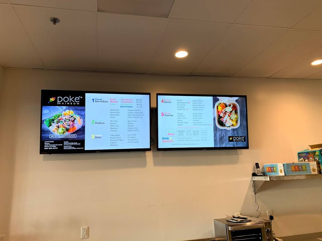 Poke Rainbow | restaurant | 13473 Telegraph Rd ste b, Whittier, CA 90605, USA | 5623338731 OR +1 562-333-8731