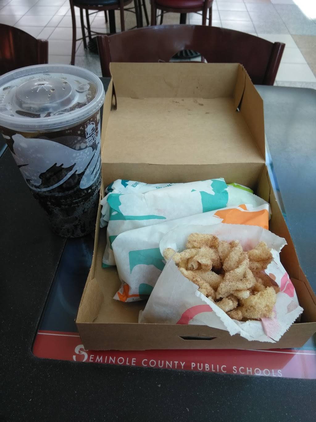 Taco Bell | restaurant | 451 E Altamonte Dr, Altamonte Springs, FL 32701, USA | 4078315772 OR +1 407-831-5772