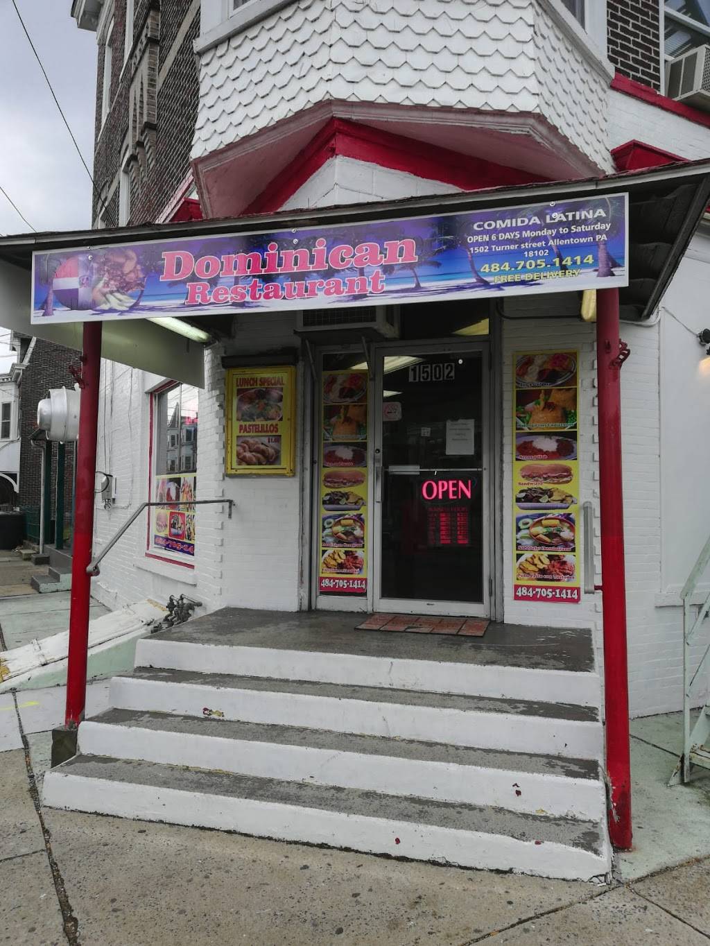 Dominican Restaurant | restaurant | 1502 W Turner St, Allentown, PA 18102, USA | 4847051414 OR +1 484-705-1414