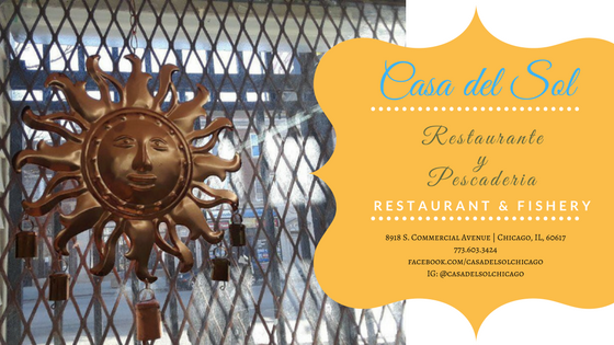 Casa Del Sol | restaurant | 8918 S Commercial Ave, Chicago, IL 60617, USA | 7736033424 OR +1 773-603-3424