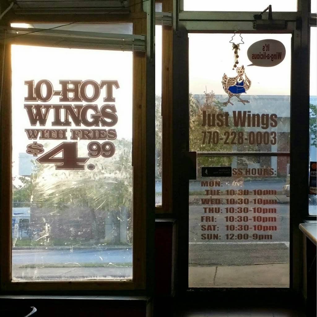 Just Wings | restaurant | 118 N 8th St, Griffin, GA 30223, USA | 7702280003 OR +1 770-228-0003