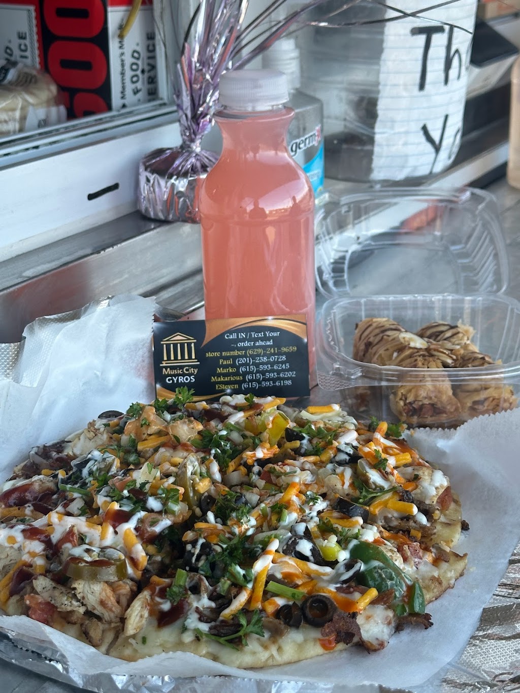 Music city gyro | restaurant | 3501 Murfreesboro Pike, Antioch, TN 37013, USA | 6155936198 OR +1 615-593-6198