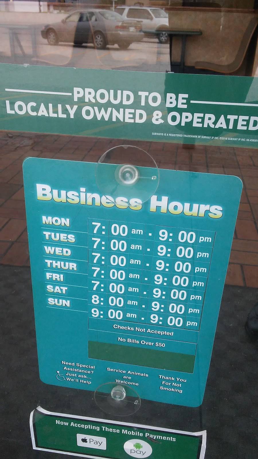 Subway Restaurants | restaurant | 40 Buena Vista Rd, Huntingdon, TN 38344, USA | 7319865025 OR +1 731-986-5025