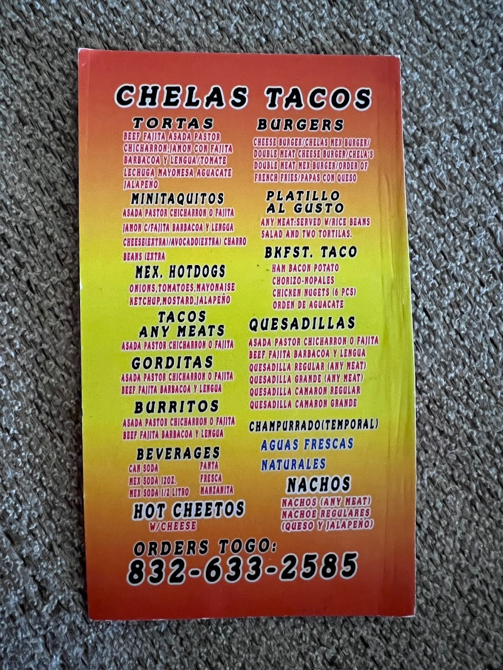 Chelas Tacos | restaurant | 503 McCarty St, Houston, TX 77029, USA | 8326332585 OR +1 832-633-2585
