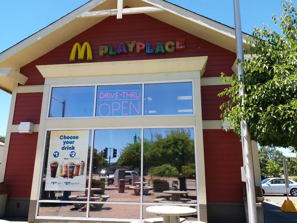 McDonalds | cafe | 125 Windsor River Rd, Windsor, CA 95492, USA | 7078370446 OR +1 707-837-0446