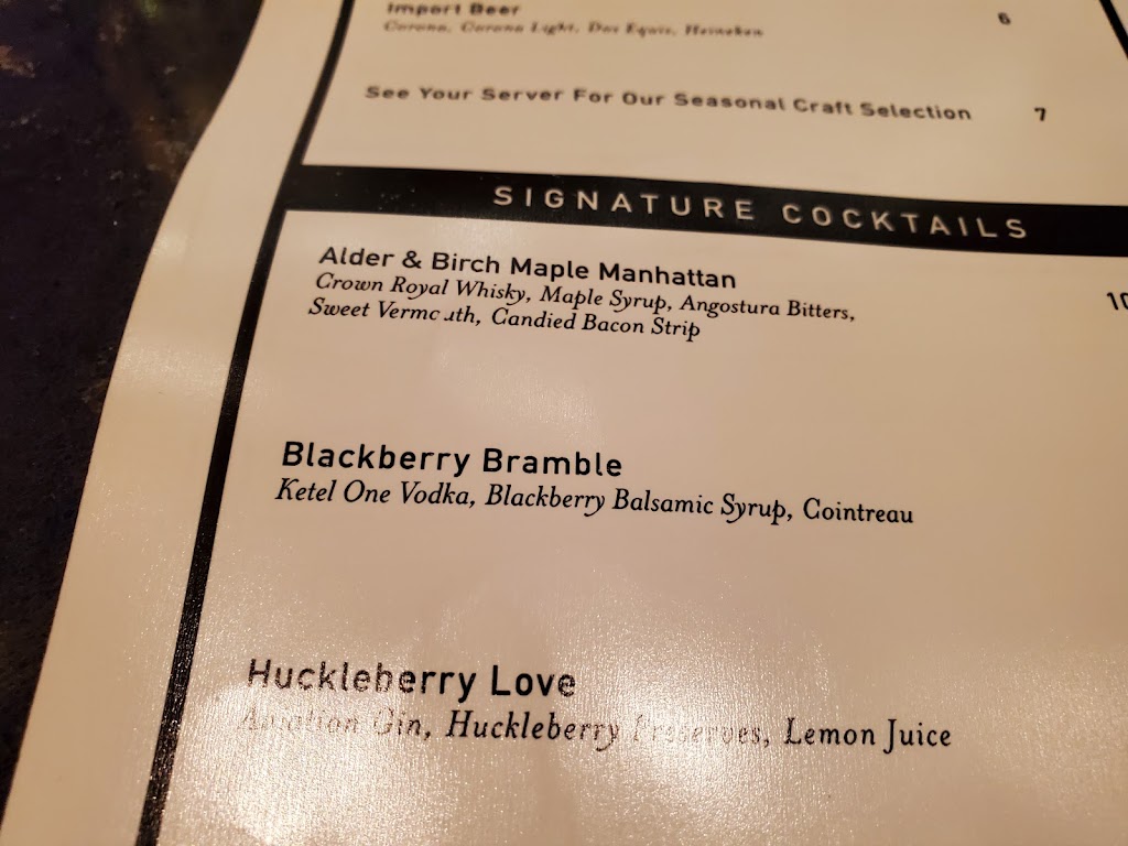 Alder & Birch | restaurant | 4500 W Tropicana Ave, Las Vegas, NV 89103, USA | 7023657111 OR +1 702-365-7111