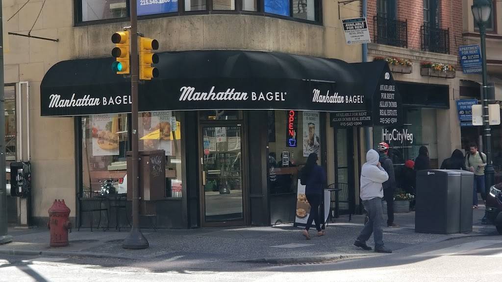 Manhattan Bagel | bakery | 125 S 18th St, Philadelphia, PA 19103, USA | 2155644340 OR +1 215-564-4340