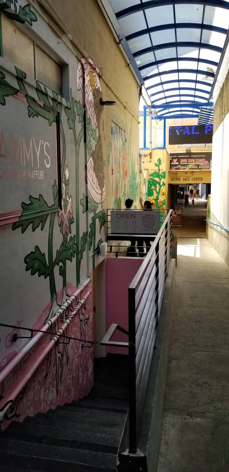 Tammys Chicken In Waffles | restaurant | 2466 Bancroft Way, Berkeley, CA 94704, USA | 5105294266 OR +1 510-529-4266