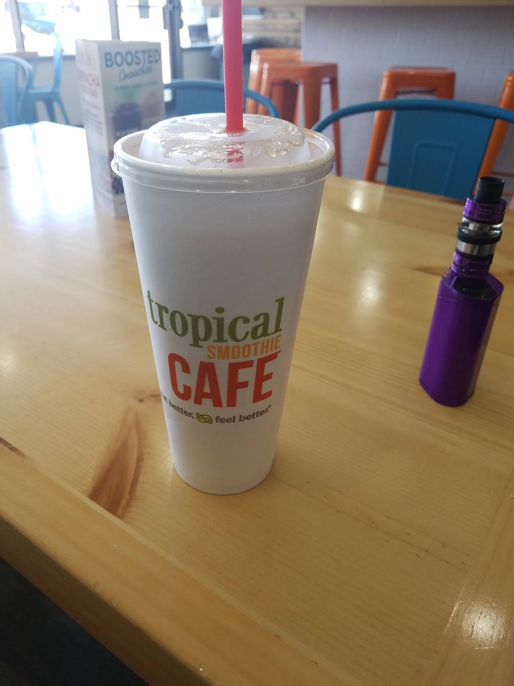 Tropical Smoothie Cafe | restaurant | 14394 N Dale Mabry Hwy, Tampa, FL 33618, USA | 8132523750 OR +1 813-252-3750