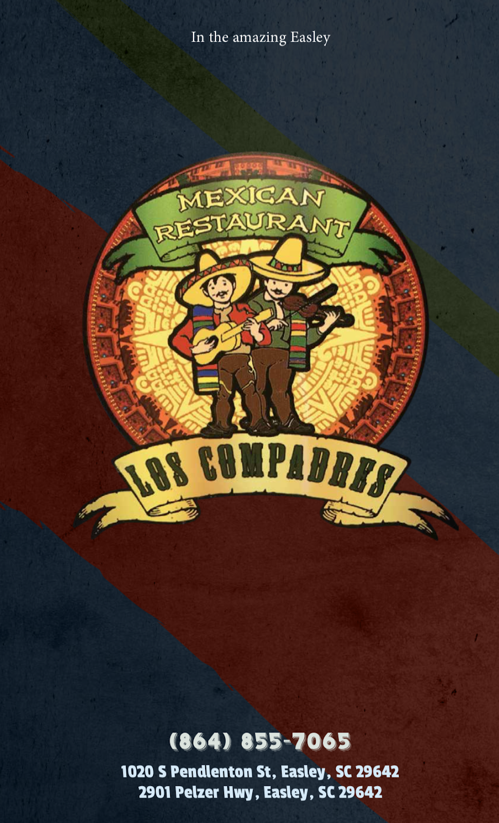 Los Compadres Mexican Grill | restaurant | 1020 S Pendleton St, Easley, SC 29642, USA | 8648103636 OR +1 864-810-3636