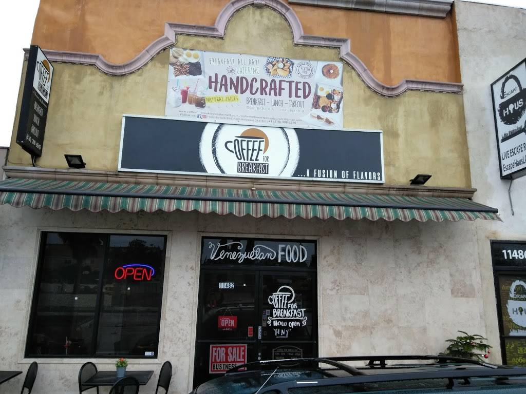 Coffee for Breakfast | restaurant | 11482 Burbank Blvd, North Hollywood, CA 91601, USA | 8183086516 OR +1 818-308-6516