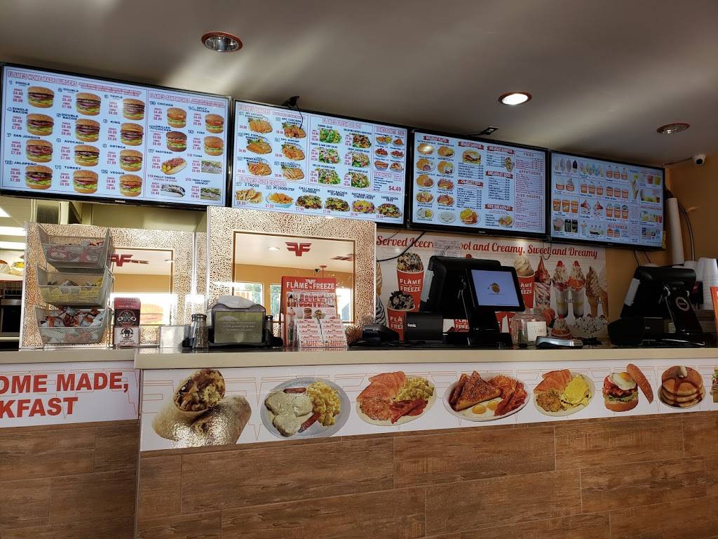 Flame ‘N Freeze | restaurant | 1300 California Ave, Bakersfield, CA 93304, USA | 6613953158 OR +1 661-395-3158