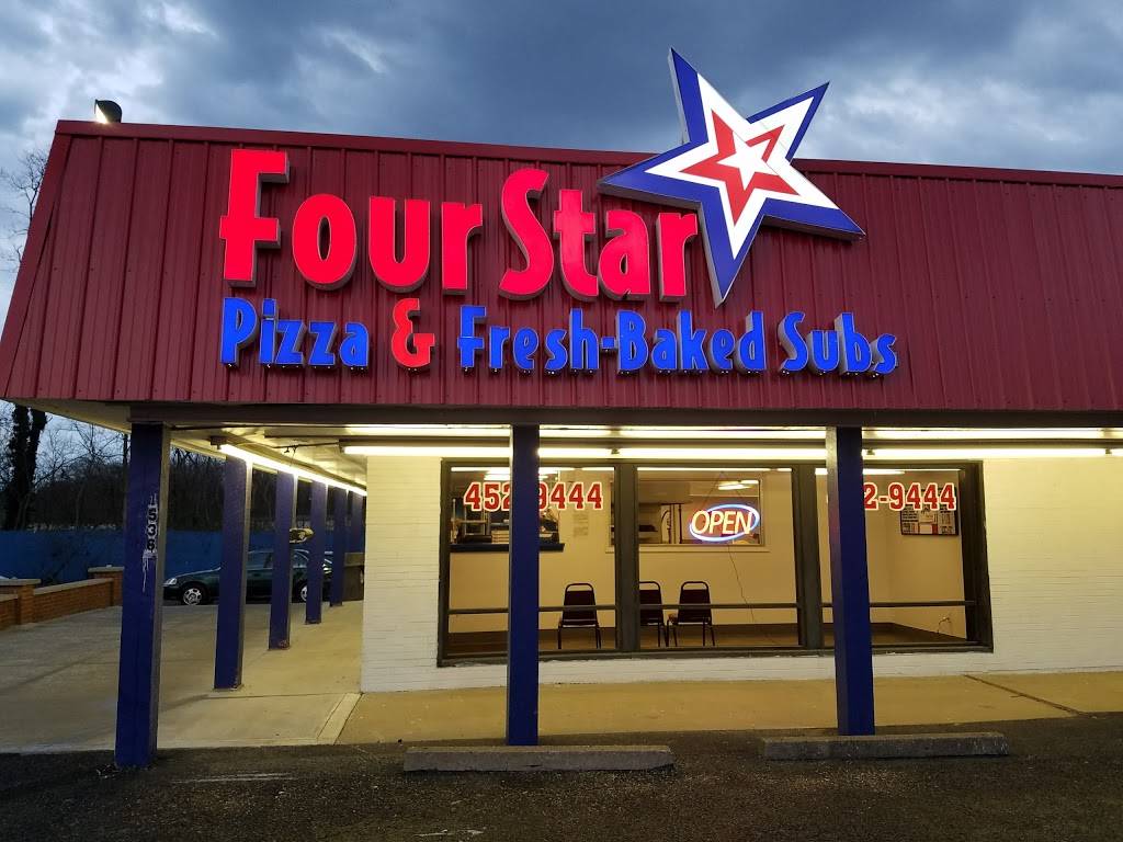 Four Star Pizza | restaurant | 1536 Maysville Ave, Zanesville, OH 43701, USA | 7404529444 OR +1 740-452-9444