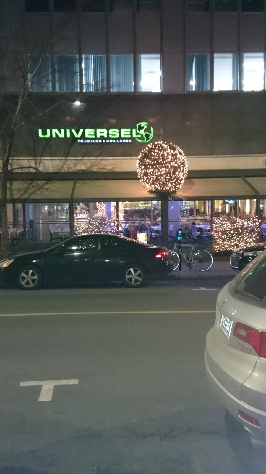 Universel Déjeuners et Grillades | cafe | 2055 Rue Peel, Montréal, QC H3A 1T5, Canada | 5148407136 OR +1 514-840-7136