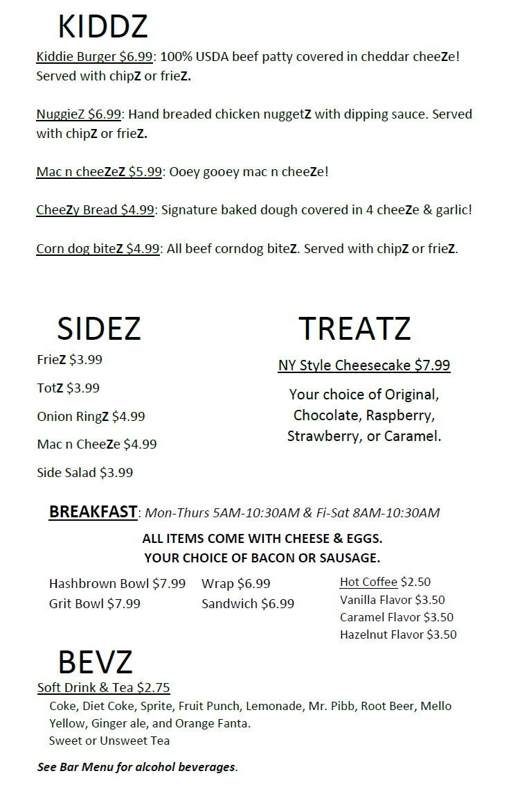 JDubbZ | restaurant | 771 Main St N, New Ellenton, SC 29809, USA | 8039985060 OR +1 803-998-5060