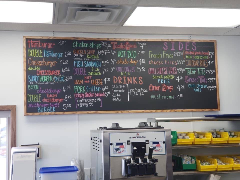 Bundy’s Burgers and Ice Cream | restaurant | 1005 S Sturgeon St, Montgomery City, MO 63361, USA | 5735743022 OR +1 573-574-3022