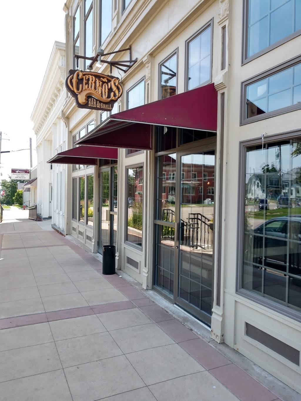 Cerno’s Bar & Grill | restaurant | 118 E Main St, Elmwood, IL 61529, USA | 3097411036 OR +1 309-741-1036