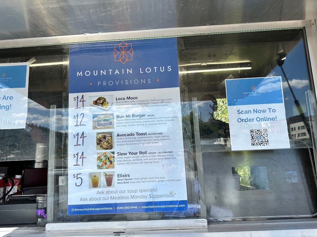Mountain Lotus Provisions | restaurant | 10124 E St, Truckee, CA 96161, USA | 5303009446 OR +1 530-300-9446