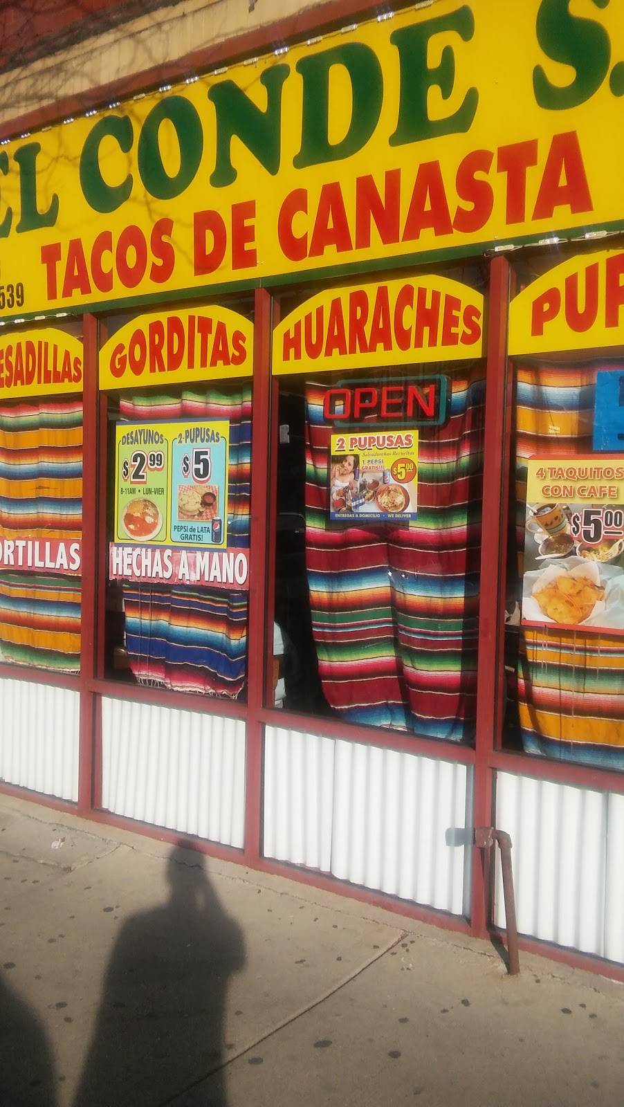 El Conde S.A | restaurant | 5141 S Kedzie Ave, Chicago, IL 60632, USA | 7734342539 OR +1 773-434-2539