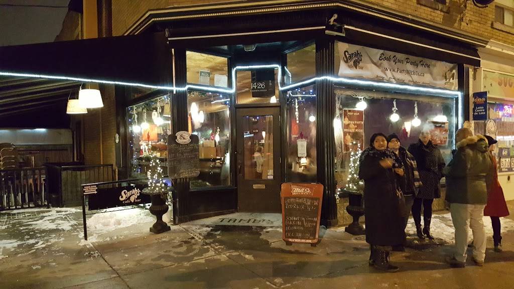 Sarahs Café & Bar | restaurant | 1426 Danforth Ave, Toronto, ON M4J 1N4, Canada | 4164063121 OR +1 416-406-3121