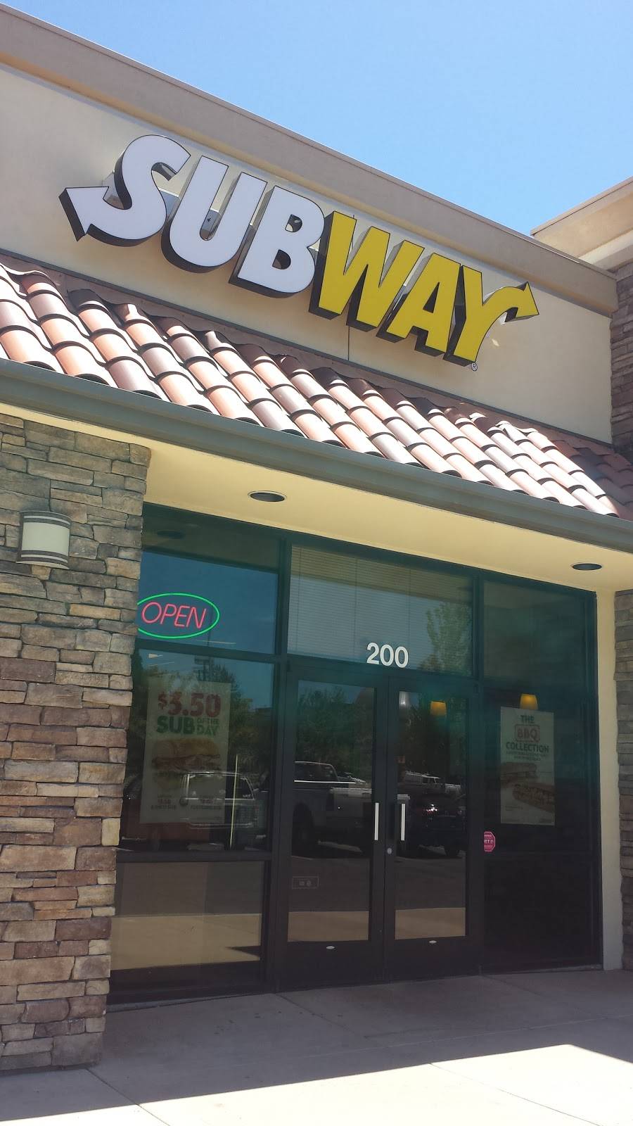 Subway | restaurant | Canyon Center 2, 10310 N McCarran Blvd Suite 200, Reno, NV 89503, USA | 7757463600 OR +1 775-746-3600
