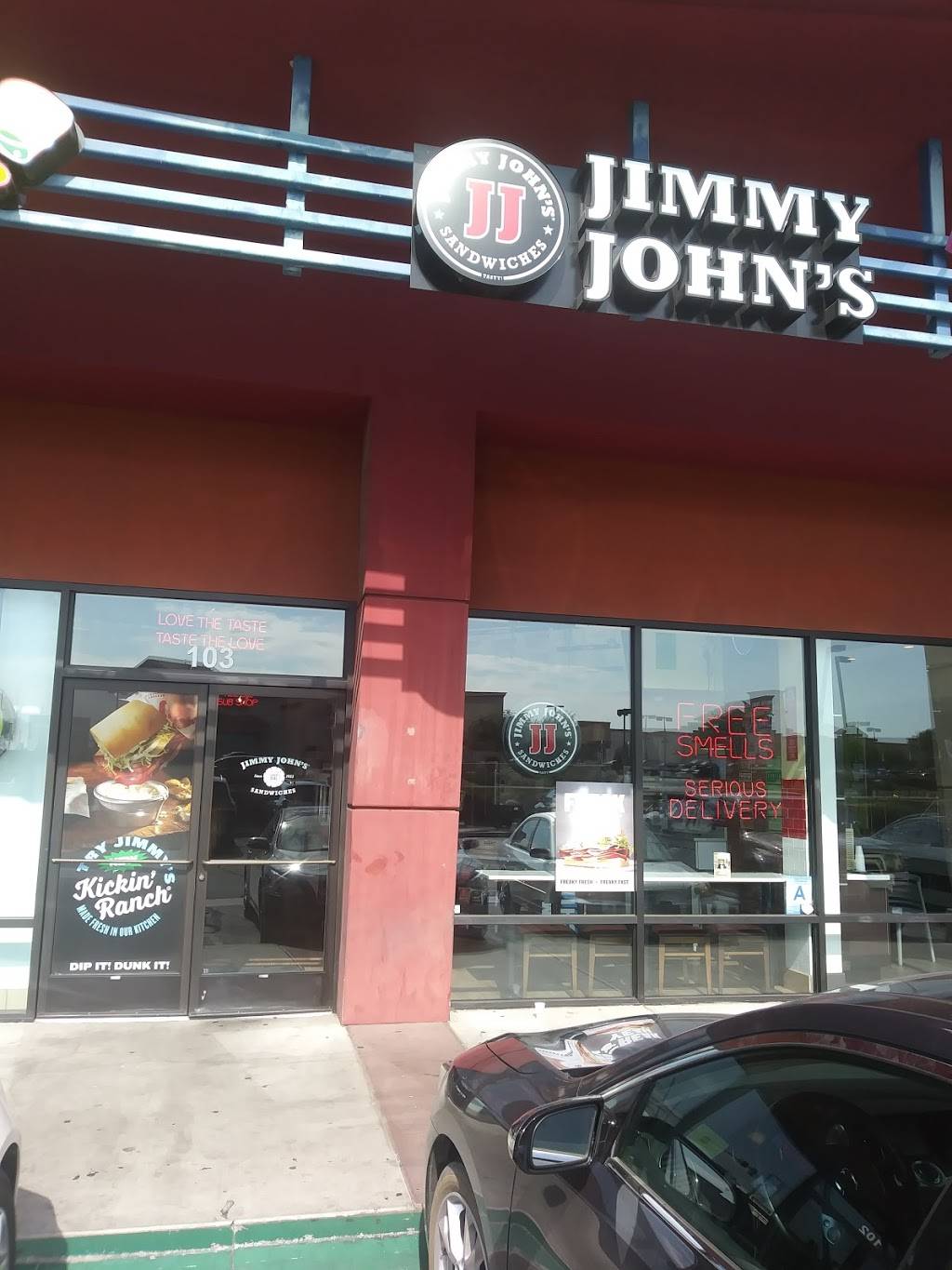 Jimmy Johns | meal delivery | 12218 Apple Valley Rd Ste. 103, Apple Valley, CA 92308, USA | 7602474500 OR +1 760-247-4500